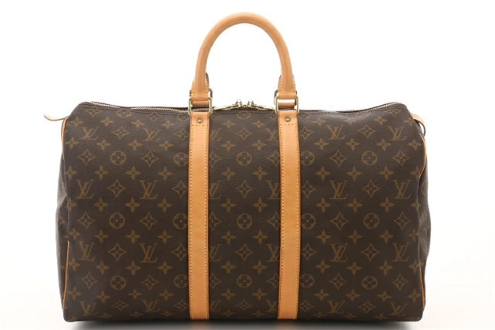 Louis Vuitton Boston Monogram Bag Keepall Brown